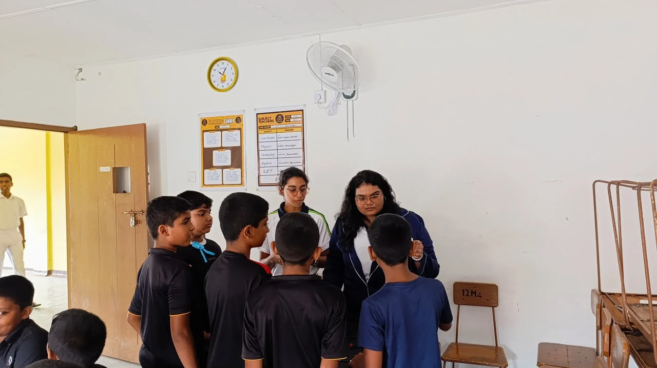 A classroom session during the BSC College IoT workshop